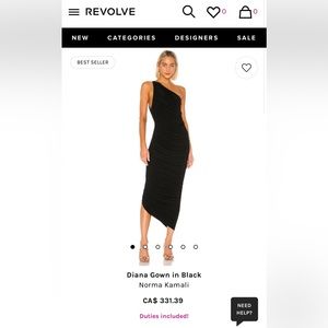 Norma Kamali Diana Dress - Size XXS